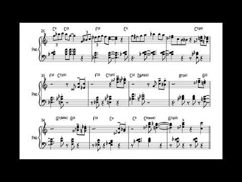 Blue Monk - McCoy Tyner solo transcription