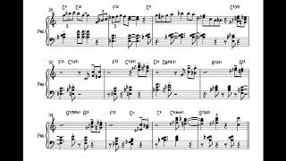 Blue Monk - McCoy Tyner solo transcription
