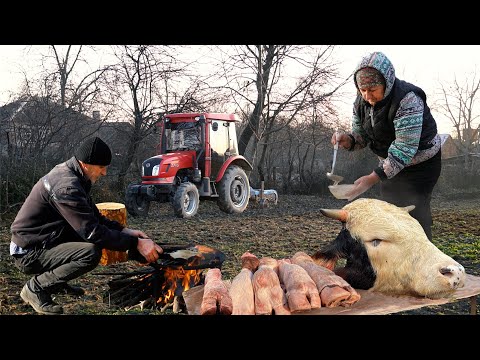 Primitive Forest Day - Traditional Dish Recipe From Beef Hooves