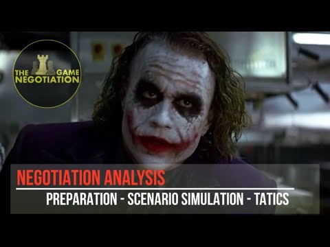 How does Joker deal with The Mob?  The Negotiation Game