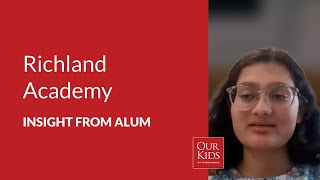 Richland Academy, Alumnus Video Review from Sandhya Srinivasan