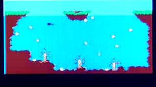 Savage Pond on Atari 8 bit vintage computer. Gameplay & Commentary