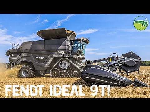 FENDT IDEAL 9T Mähdrescher - NEUES FLAGGSCHIFF VON FENDT | Black Combine!