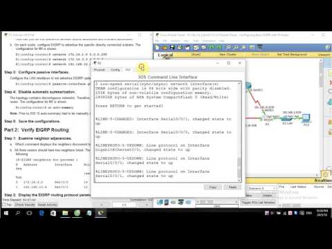 [CCNA S3] 7.2.2.4 Packet Tracer - Configuring Basic EIGRP with IPv4