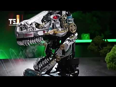 Tongshengju Mechanical T-Rex Skull Dinomech Technic Building Blocks Set(916PCS)
