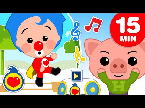 O Trem do Herói ♫ E Mais Canções Divertidas para Crianças (15 Min)  Um Herói do Coração