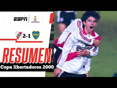 #FUTBOLCLASICODELSUPERARGENTINO 2 – RIVER 2 BOCA 1 — COPA LIBERTADORES 2000 (IDA)