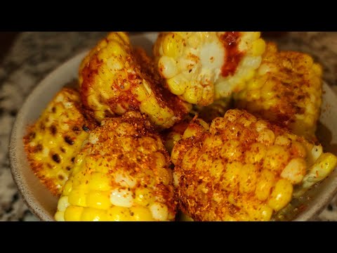 Elotes asados preparados!