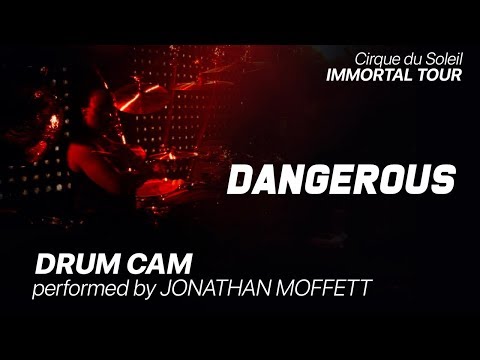Jonathan Moffett "Dangerous" Drum Cam (Michael Jackson Immortal Tour)