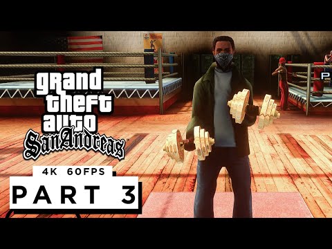 GTA SAN ANDREAS Walkthrough Gameplay Part 3 - (PC 4K 60FPS) RTX 3090 MAX SETTINGS