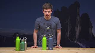 Lahev Salewa AURINO STAINLESS STEEL 0,75L BOTTLE Black