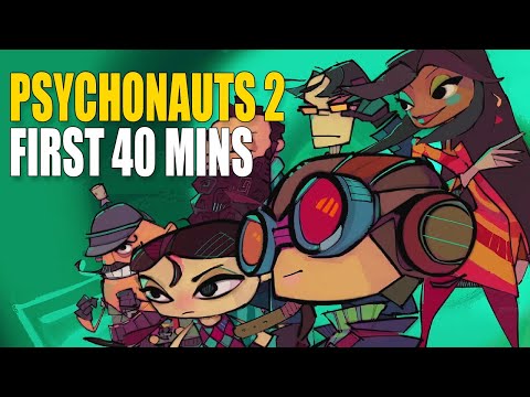 Psychonauts 2: The first 40 minutes | XBOX SERIES X 60FPS