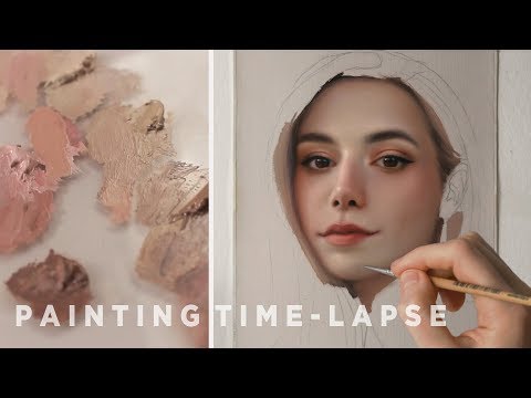 oil painting portrait time lapse by daria callie