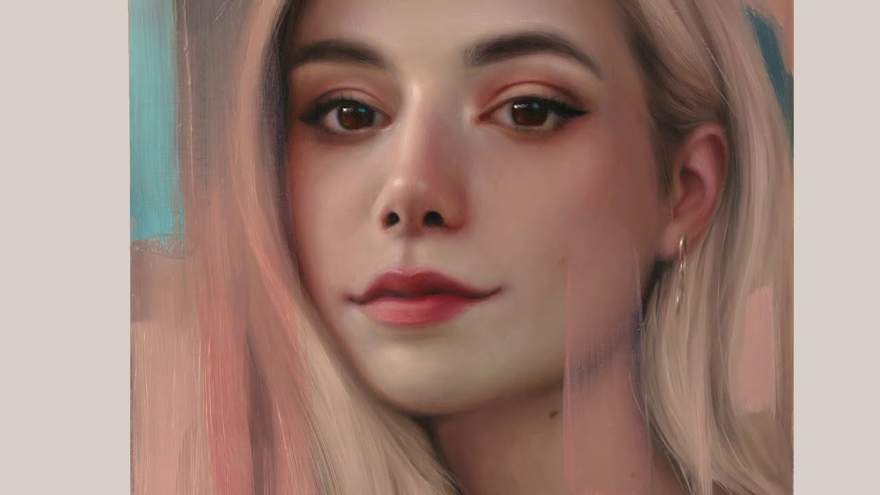 oil painting time lapse tutorial by daria callie