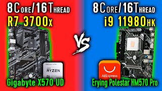 Ryzen 7 3700x vs i9 11980hk Test in Total War Three Kingdoms