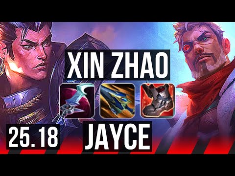 XIN ZHAO vs JAYCE (TOP) | KR Master | 25.18