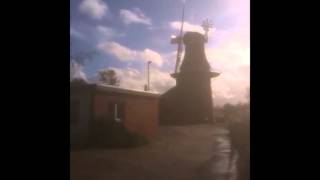 preview picture of video 'Beinahe Katastrophe an der Bunder Windmühle!'