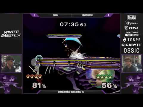 SD Arcadian 3 - Owl (Marth) vs. Signia (Marth) - SSBM Top 32 Winners Quarters - Smash Melee