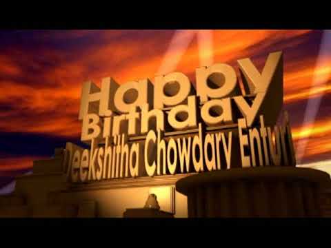 Happy Birthday Deekshitha Chowdary Enturi