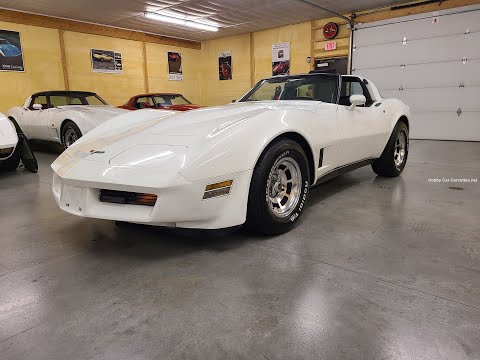 1980 White Corvette Black Interior 4spd For Sale Video