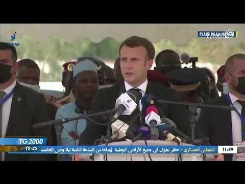 Ciad, funerali del presidente ucciso. Presente anche Macron