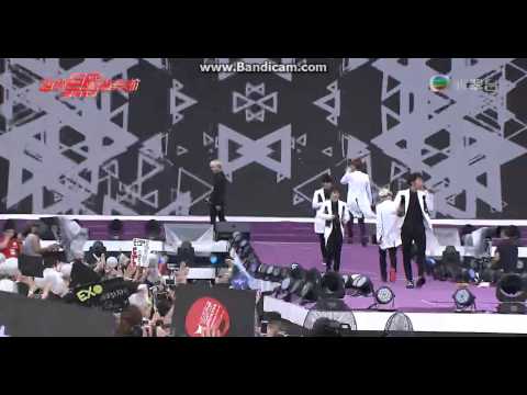 【part2】140701 EXO-thunder+run+上癮@香港巨蛋音樂節