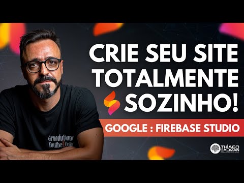 Crie seu site 100% sozinho e com IA! Google Firebase Studio