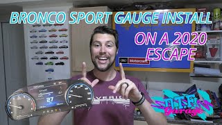 How to do an Instrument Cluster Swap on a 2020+ Escape
