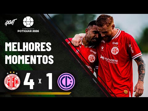 AMÉRICA-RN GOLEIA LAGUNA PELO CAMPEONATO POTIGUAR!