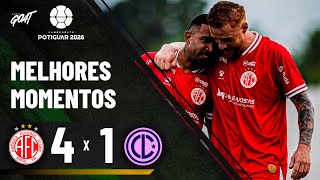 AMÉRICA-RN GOLEIA LAGUNA PELO CAMPEONATO POTIGUAR!
