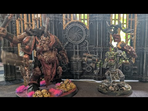 Death Guard VS Orks Warhammer 40k 10th Edition Battle Report