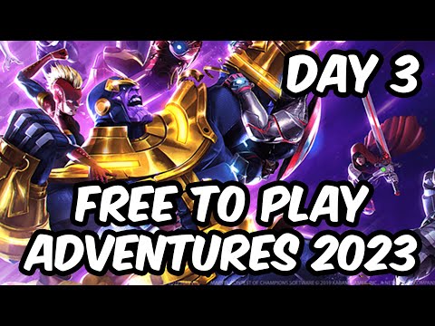 Free To Play Adventures 2023 - Day 3: The MASSIVE Unit Farm - Marvel Contest of Champions