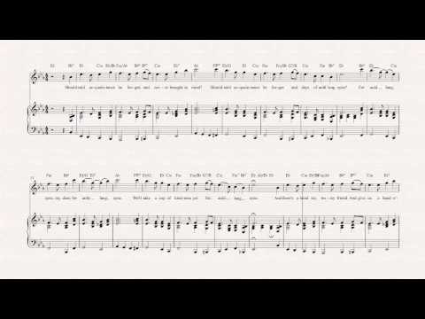 Flute - Auld Lang Syne - Christmas Sheet Music, Chords, & Vocals