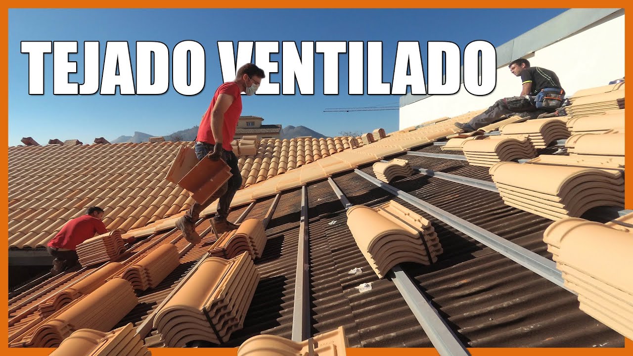 🔶 Como hacer un TEJADO VENTILADO 🔶 Como tejar | Colocación de tejas 2021
