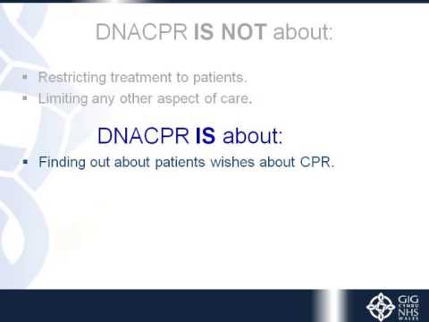 DNACPR Clinical Policy for Wales
