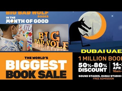 On d way@Big bad wolf Book fair 2022 @Studio city  Dubai Uae 🇦🇪  part 1