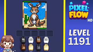 Pixel Flow Level 1191 Solution Walkthrough
