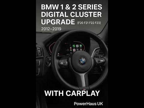 BMW F20/F21/F22/F23 Digital Cluster Upgrade | Virtual Cockpit + Apple CarPlay | PowerHaus UK