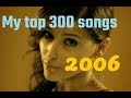 My Top 300 Of 2006 Songs
