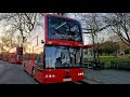 FULL JOURNEY LONDON BUS 101 BECKTON BUS STATION WANSTEAD LF74TUV EBD42