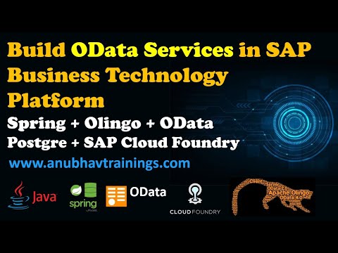 SAP Business Technology Platform Training | Build OData using Java in Cloud Foundry | Olingo Spring