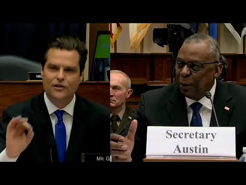 Wokenism. Matt Gaetz to Secretary Lloyd Austin I'm EMBARRASSED By Your Leadership!