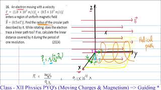 An electron moving with a velocity𝑣̅ = (1.0 × 107 𝑚/𝑠)𝑖̂ + (0.5 × 107 𝑚/𝑠)𝑗 ̂enters a region of unif