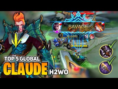 SAVAGE ! Claude Perfect Gameplay, Former Top 1 Global Claude | by H2wo | Mobile Legends