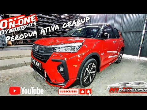 Perodua Ativa gear up bodykits.