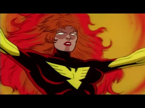 Jean Grey (Dark Phoenix) - All Powers & Abilities Scenes [X-Men: The Animated Series]