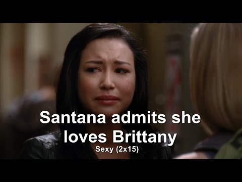 GLEE- Santana admits she loves Brittany | Sexy [Subtitled] HD