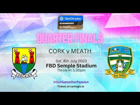 WATCH | Glen Dimplex All-Ireland Intermediate Quarter Final - Cork v Meath