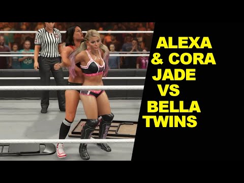 WWE 2K23 Alexa Bliss & Cora Jade vs Bella Twins - Elimination Tag