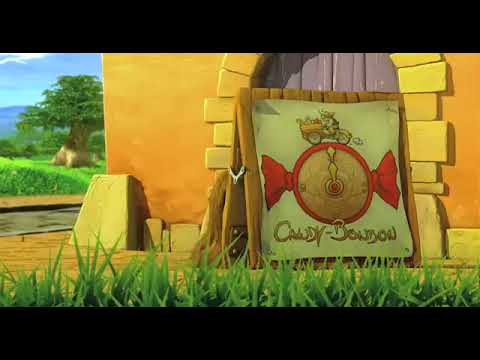 Doogal trailer frame of Zeebad’s icy lair, matching the score’s mock-grand villain cues